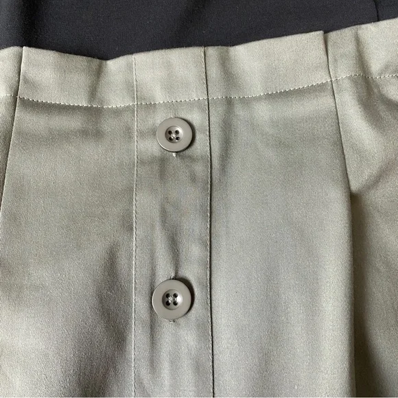 CITY CHIC 'Uptown Girl' Deep Sage Black Belted Midi Dress Plus Size XL AU 22 - Picture 12 of 13